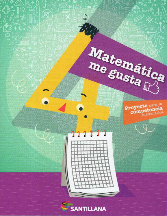 Imagen de Matemática Me Gusta 4 / Santillana