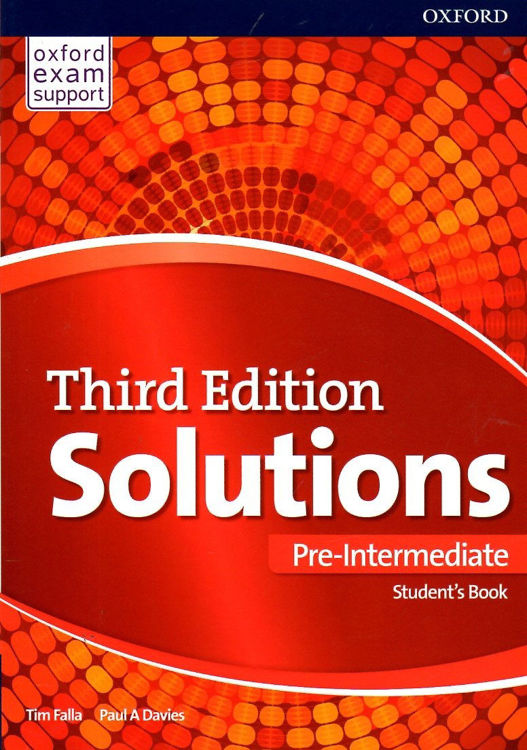 Imagen de SOLUTIONS PRE INTERMEDIATE / STUDENTS BOOK + WORKBOOK (3RD ED.) / OXFORD