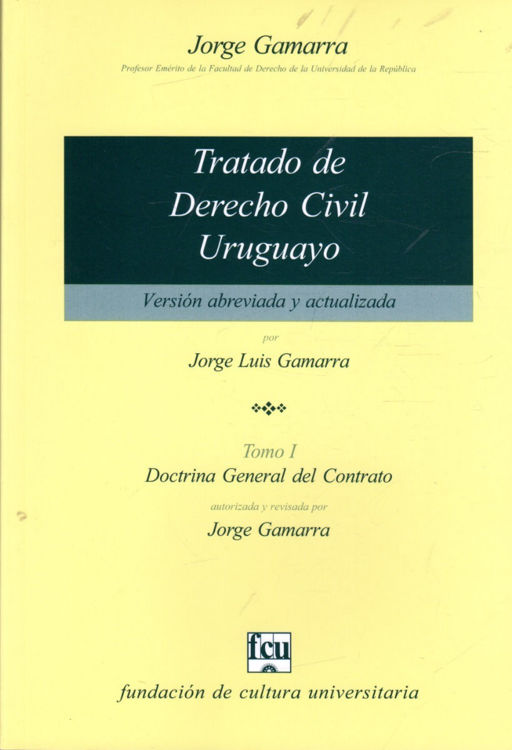Imagen de Tratado De Derecho Civil Uruguayo - Tomo 1