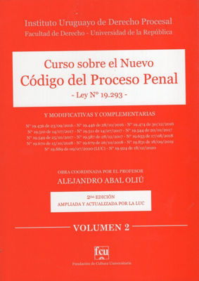 Imagen de Curso Sobre El Nuevo Código Del Proceso Penal Vol. 2