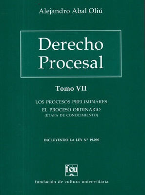 Imagen de Derecho Procesal Tomo 7 / Alejandro Abal Oliú
