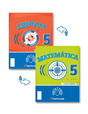 Imagen de VUELTA Y VUELTA 5 (LENGUA Y MATEMÁTICA) / SANTILLANA