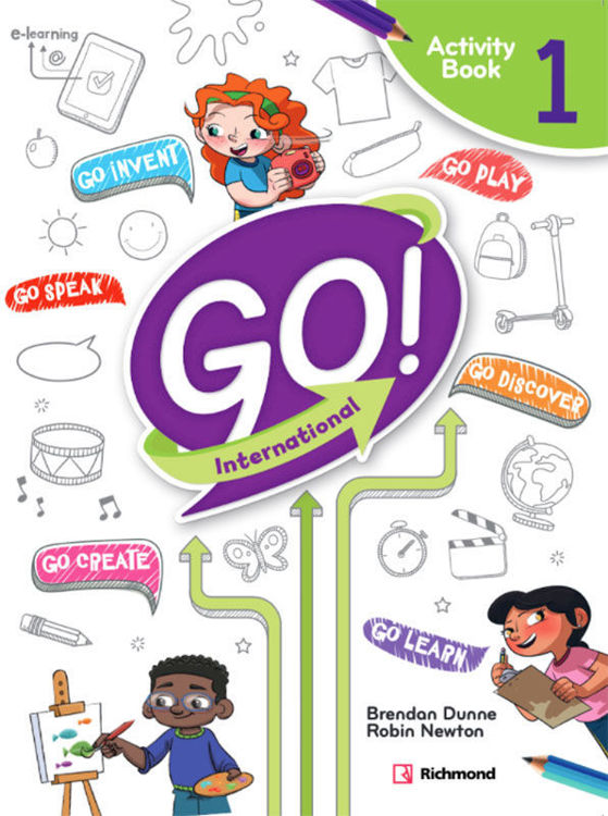 Imagen de GO! INTERNATIONAL 1 / STUDENT'S BOOK + ACTIVITY BOOK / RICHMOND
