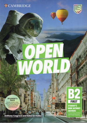 Imagen de OPEN WORLD B2 FIRST / STUDENT'S BOOK + WORKBOOK  (WITHOUT ANSWERS) / CAMBRIDGE