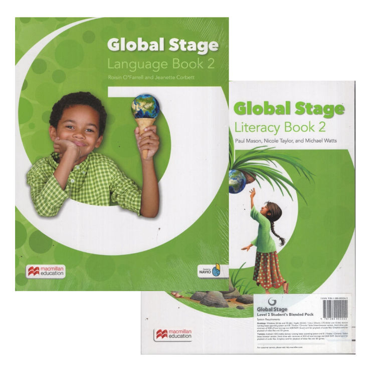 Imagen de GLOBAL STAGE 2 / LITERACY BOOK + LANGUAGE BOOK / MACMILLAN