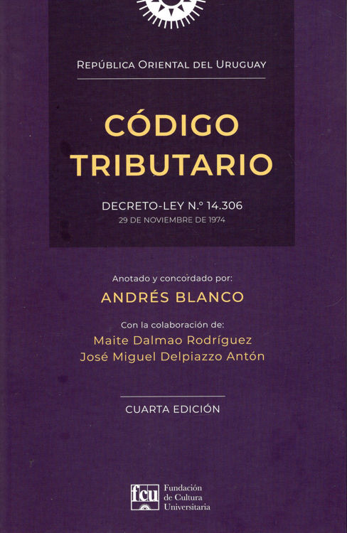 Imagen de Código Tributario / Andres Blanco - M. D. Rodriguez