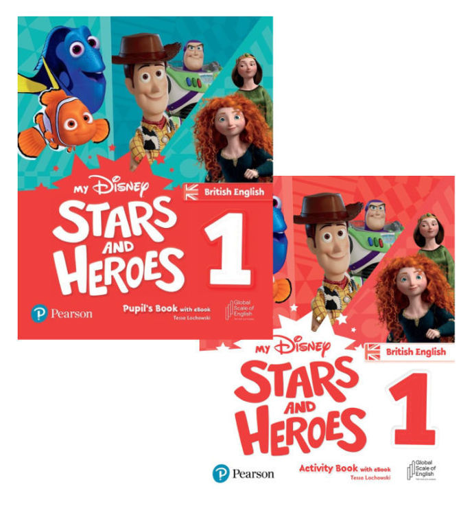 Imagen de MY DISNEY STARS AND HEROES 1 BRITISH / PUPILS'S BOOK + ACTIVITY BOOK / PEARSON