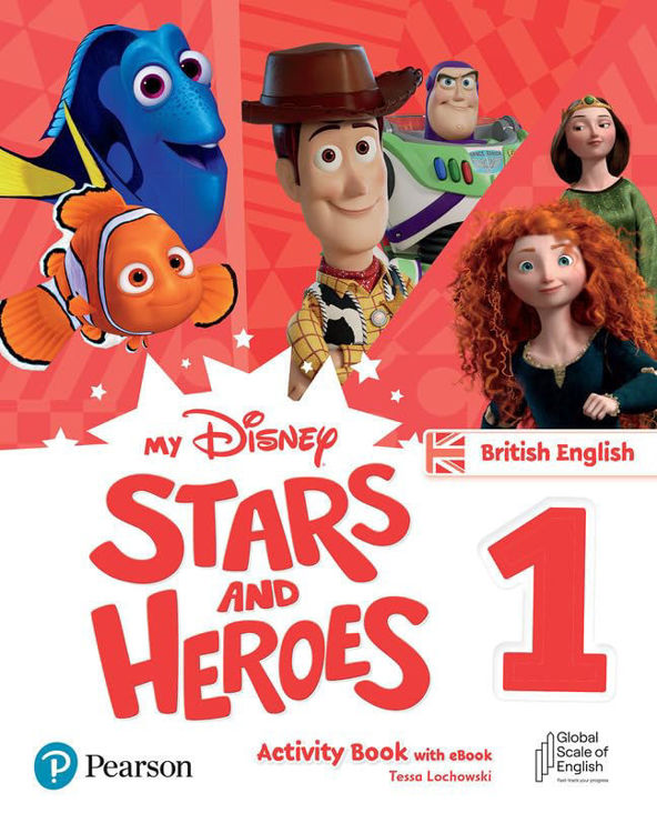 Imagen de MY DISNEY STARS AND HEROES 1 BRITISH / PUPILS'S BOOK + ACTIVITY BOOK / PEARSON