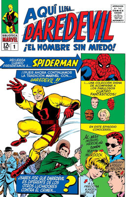 Imagen de BIBLIOTECA MARVEL: DAREDEVIL 01 - 1964 A 1965 / PANINI