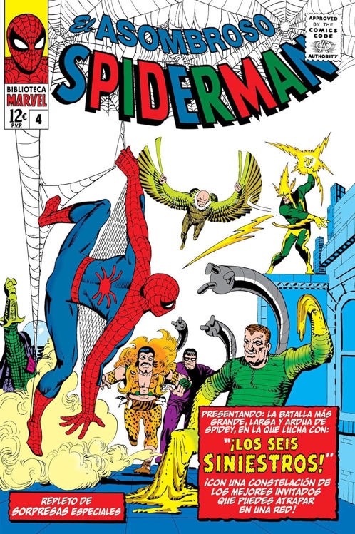 Imagen de BIBLIOTECA MARVEL: EL ASOMBROSO SPIDERMAN 4 - 1964 / PANINI