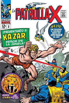 Imagen de BIBLIOTECA MARVEL: LA PATRULLA-X 02 (1964-65) / PANINI