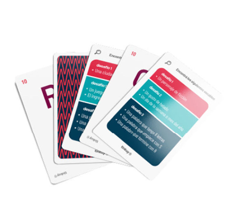 Imagen de DESAFÍO VOCABLOS - JUEGO LITERARIO / TINKUY