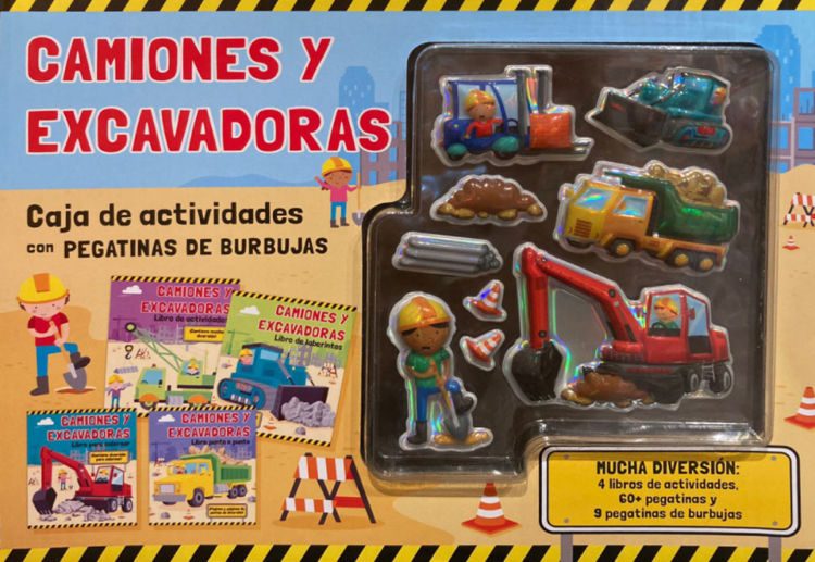 Imagen de CAMIONES Y EXCAVADORAS - CAJA DE ACTIVIDADES