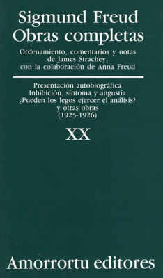 Imagen de OBRAS COMPLETAS XX / SIGMUND FREUD