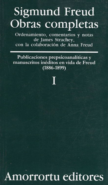 Imagen de OBRAS COMPLETAS I / SIGMUND FREUD
