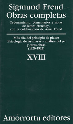 Imagen de OBRAS COMPLETAS XVIII / SIGMUND FREUD
