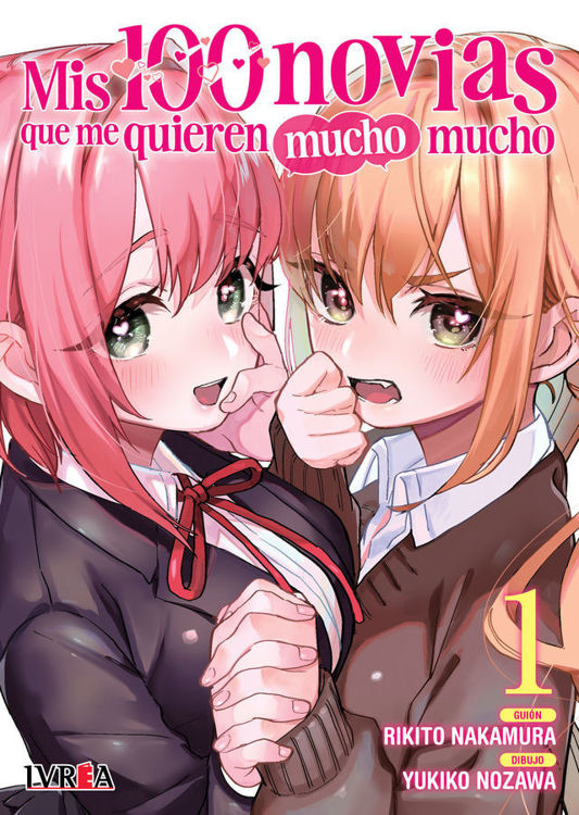 Imagen de Mis 100 novias que me quieren mucho mucho 01 - Rikito Nakamura / Ivrea