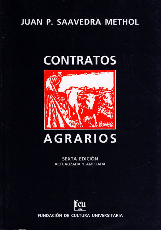 Imagen de CONTRATOS AGRARIOS / JUAN P. SAAVEDRA METHOL