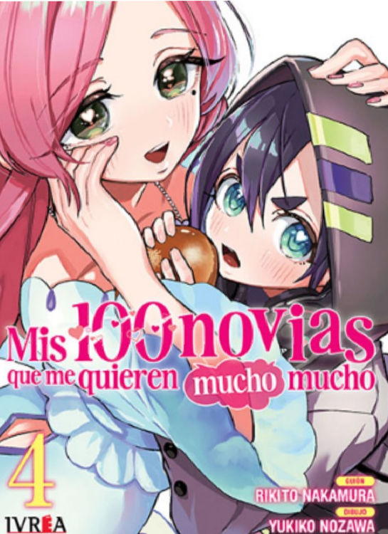 Imagen de Mis 100 novias que me quieren mucho mucho 04 - Rikito Nakamura / Ivrea
