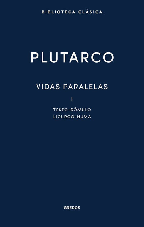 Imagen de PLUTARCO VIDAS PARALELAS TOMO 1 / GREDOS