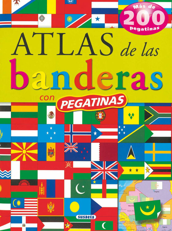 Imagen de ATLAS DE LAS BANDERAS CON PEGATINAS / SUSAETA