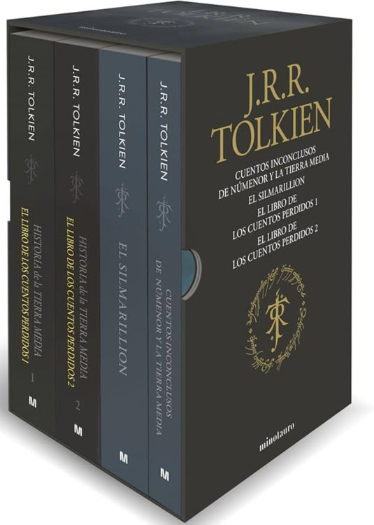 Imagen de ESTUCHE TOLKIEN 2 (SILMARILLION, CUENTOS INCONCLUSOS, HISTORIA TIERRA MEDIA 1 Y 2) / J.R.R. TOLKIEN
