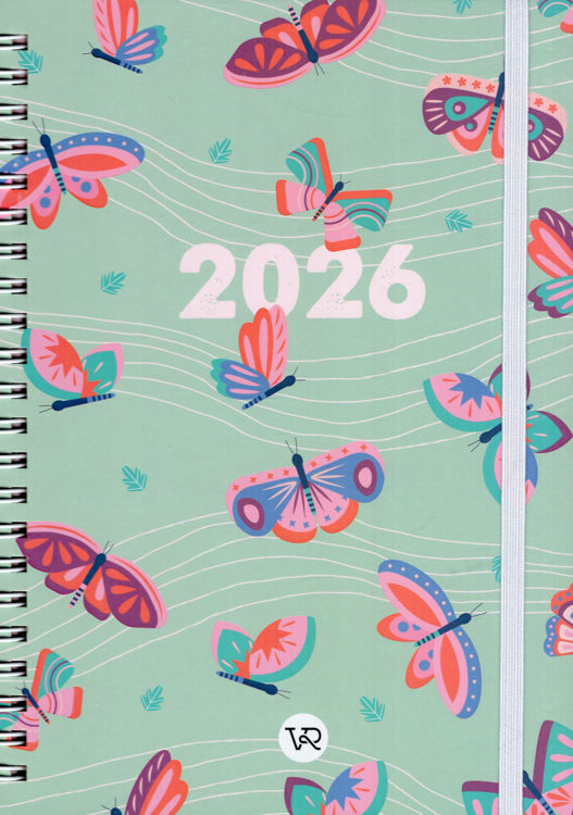 Imagen de AGENDA 2026 MARIPOSAS (ANILLADA) / VR