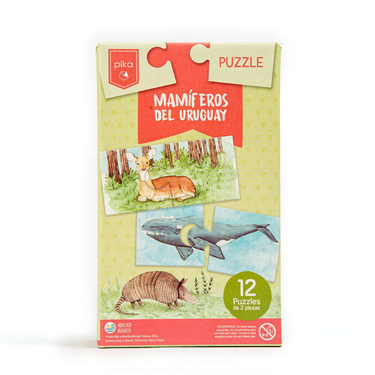 Imagen de MAMIFEROS DEL URUGUAY - PUZZLE 12 PIEZAS / PIKA