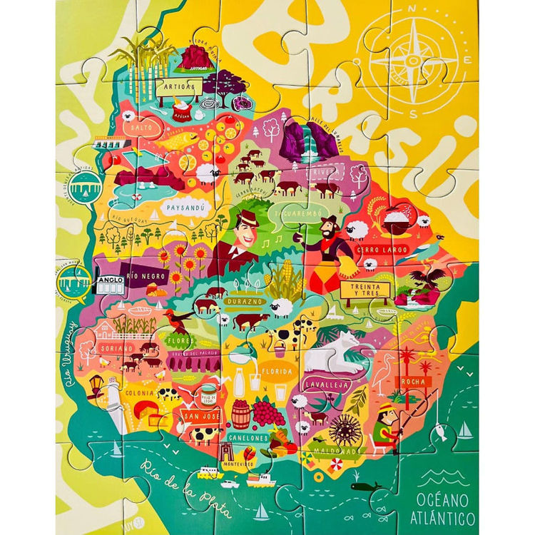 Imagen de CONOCIENDO A URUGUAY PUZZLE 30 PIEZAS / PIKA