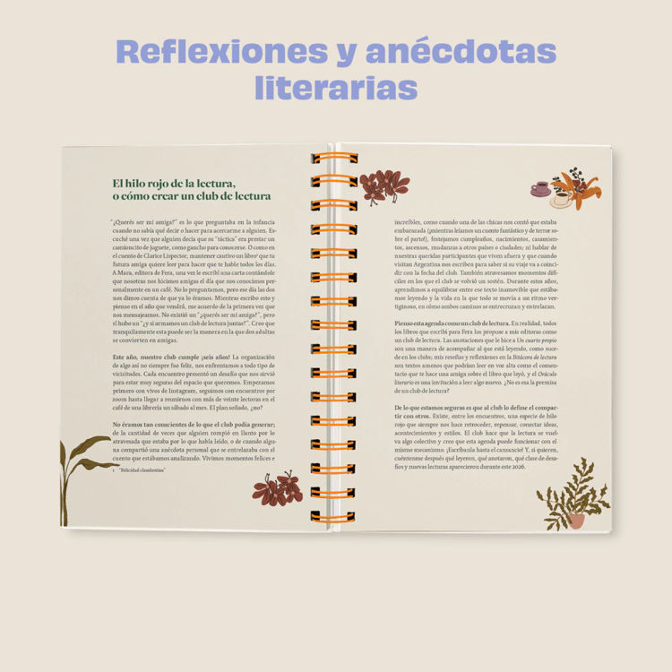 Imagen de AGENDA LITERARIA LIVING DE PELOTA