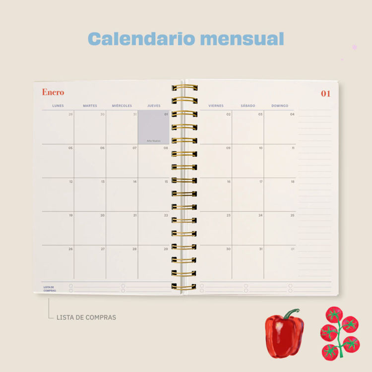 Imagen de AGENDA 2026: PAULINA COCINA BOLSA DE COMPRAS