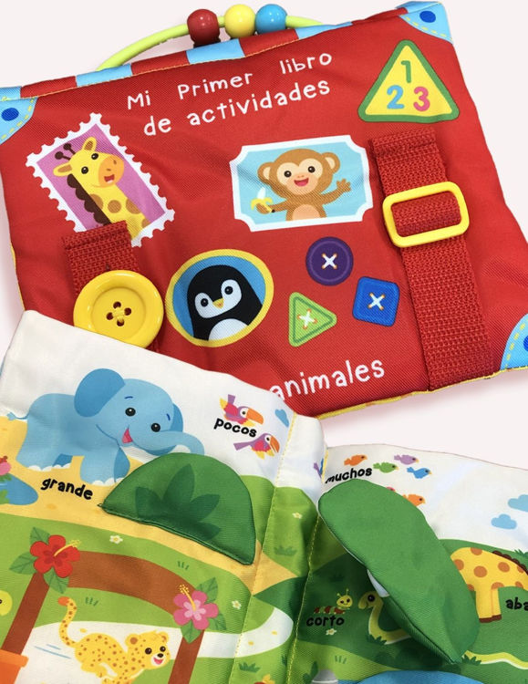 Imagen de MI PRIMER LIBRO DE ACTIVIDADES CON ANIMALES (TELA)