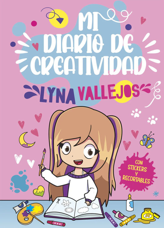 Imagen de MI DIARIO DE CREATIVIDAD (CON STICKERS Y RECORTABLES) / LYNA VALLEJOS