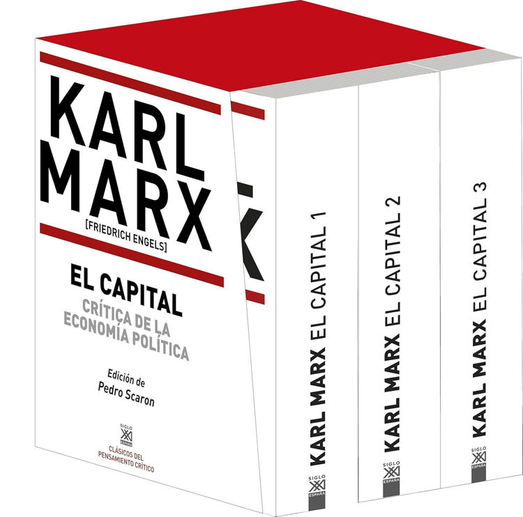 Imagen de ESTUCHE: EL CAPITAL - OBRA COMPLETA / KARL MARX