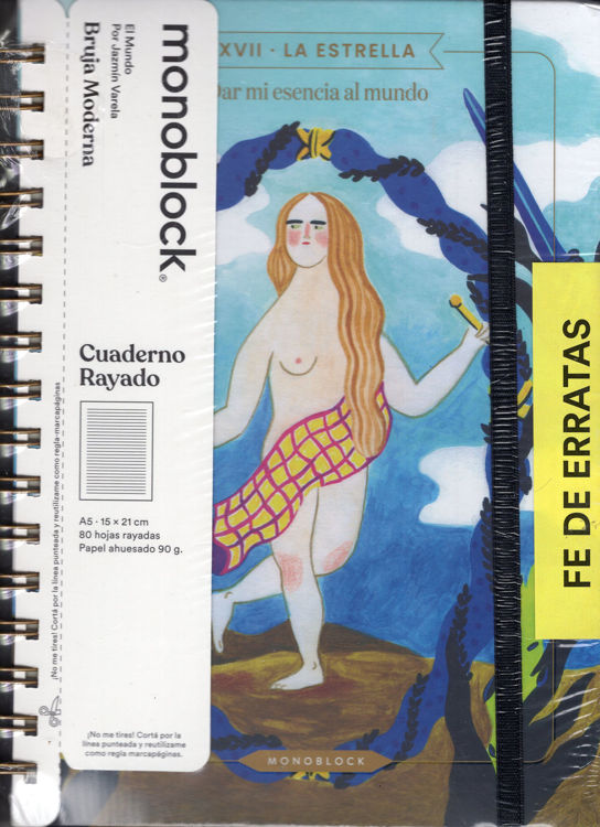Imagen de CUADERNO LA ESTRELLA POR JAZMIN VARELA (ANILLADO) / MONOBLOCK