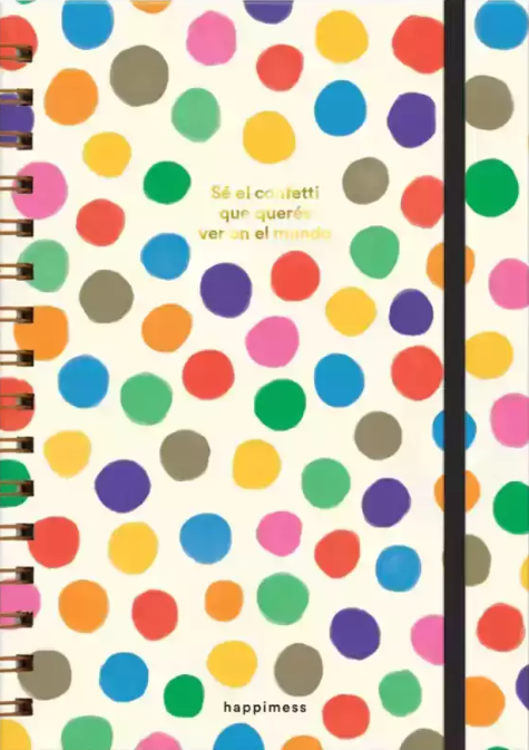 Imagen de CUADERNO CONFETTI (ANILLADO) / MONOBLOCK