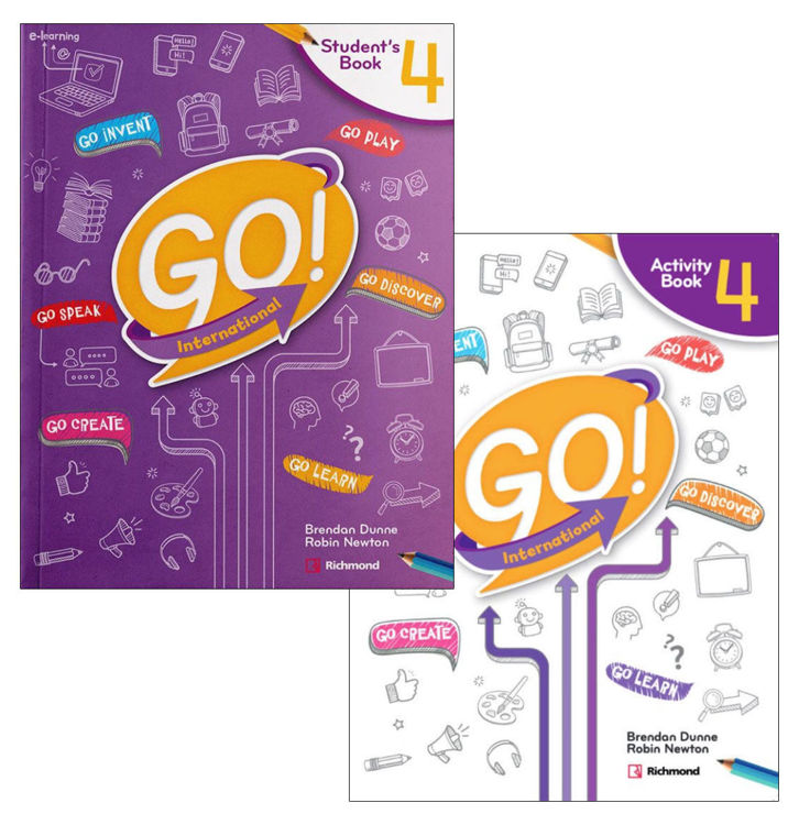 Imagen de GO! INTERNATIONAL 4 / STUDENT'S BOOK + ACTIVITY BOOK / RICHMOND