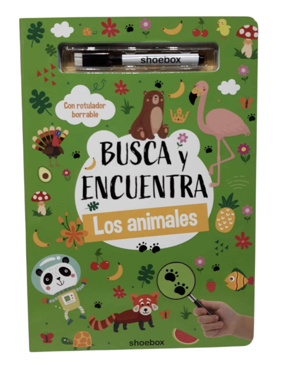 Imagen de BUSCA Y ENCUENTRA: LOS ANIMALES (LIBRO PIZARRA) / AGUA DE MAYO
