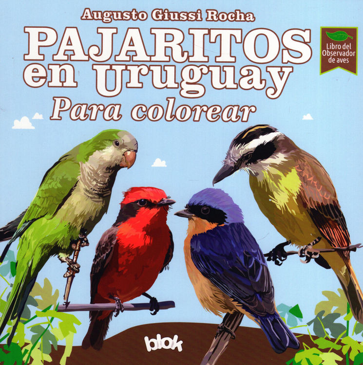 Imagen de PAJARITOS EN URUGUAY PARA COLOREAR / AUGUSTO GIUSSI ROCHA