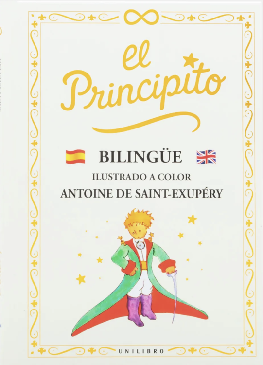 Imagen de EL PRINCIPITO - BILINGÜE - ILUSTRADO (TAPA DURA) / ANTOINE DE SAINT-EXUPERY