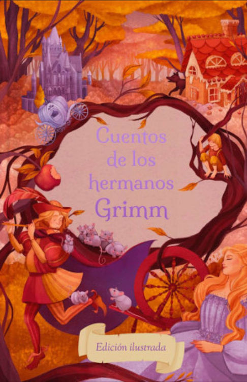 Imagen de CUENTOS DE LOS HERMANOS GRIMM (EDICIÓN TAPA DURA ILUSTRADA) / COLECCIÓN FRACTALES