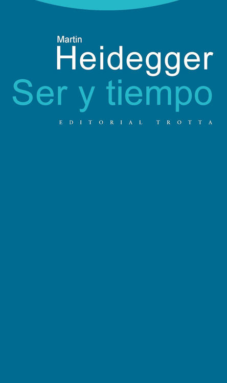 Imagen de SER Y TIEMPO / MARTIN HEIDEGGER